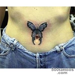 Butterfly-Tattoo-On-Belly-Button_20jpg