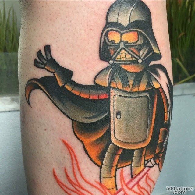 How awesome is this Futurama  Star Wars tattoo   In A Far Away ..._43