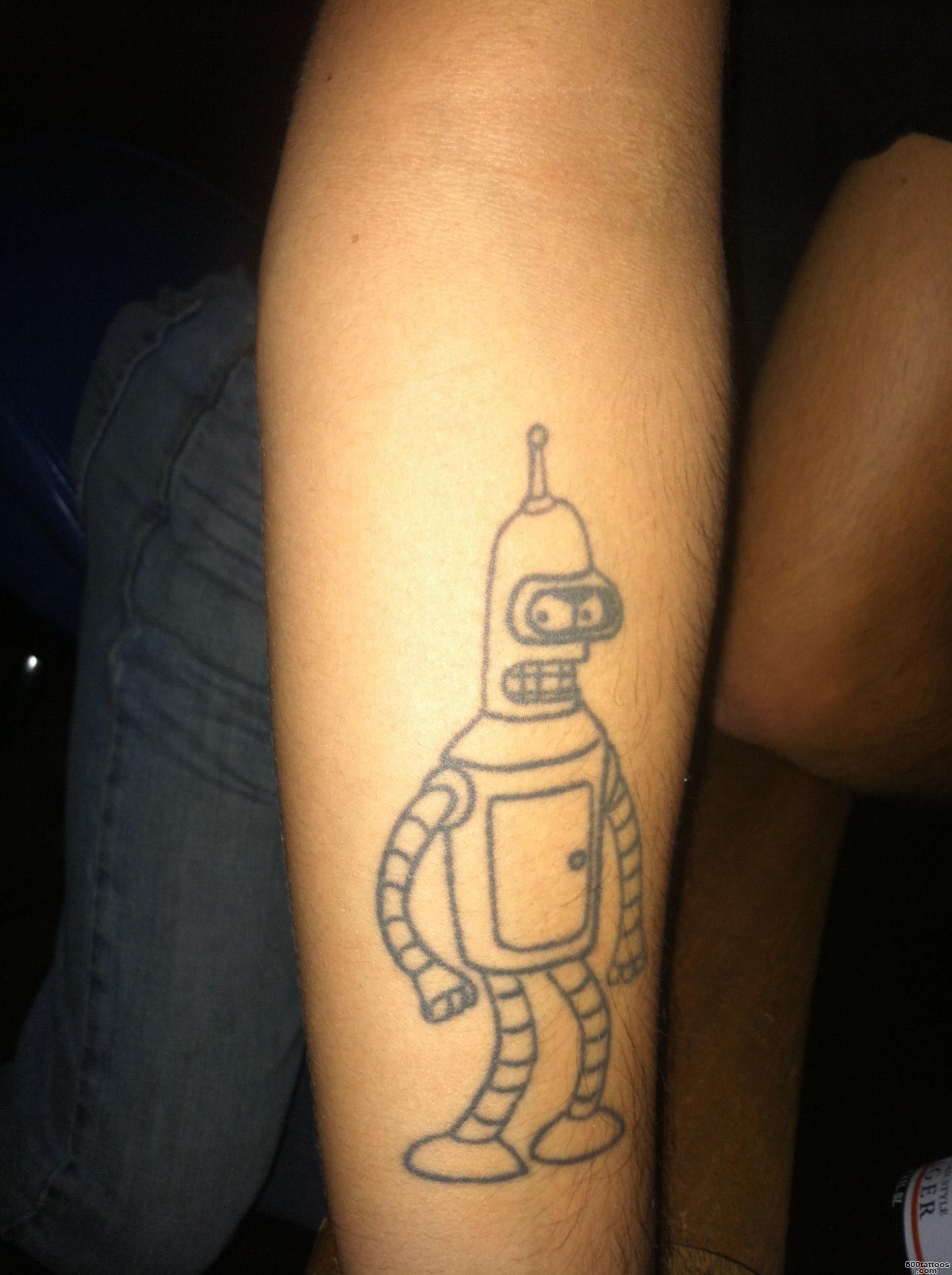 Pin Futurama My New Bender Tattoo Pictures on Pinterest_31