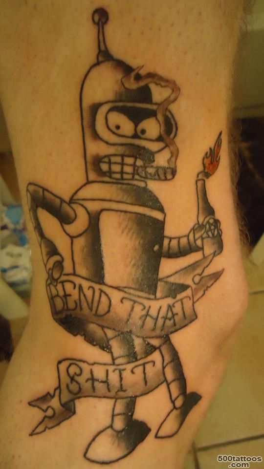 Tattoo Bender from Futurama Wegetarian_11