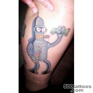 Bender Booze and Money #tattoo  #Futurama (via @bpbphotokid _19