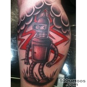 Bender Tattoo i just got today from Ro @ To The Grave Tattoo in _17