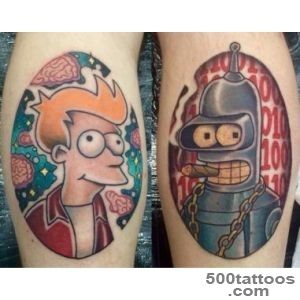 Fry amp Bender by Becci Boo  Vida Loca Tattoo  Bolton, UK   Imgur_6