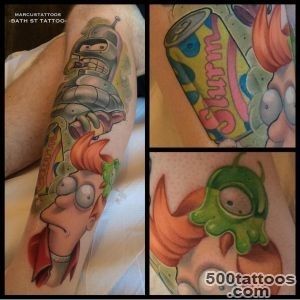 Fry Bender Futurama Tattoo  Best Tattoo Ideas Gallery_37