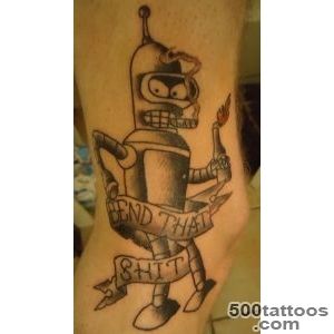 Tattoo Bender from Futurama Wegetarian_11
