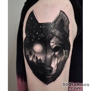 midnight-wolf-geometric-tattoojpg