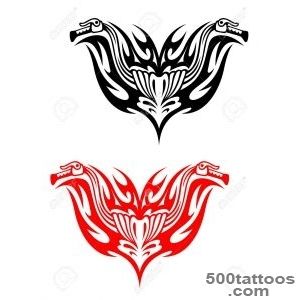 Biker Tattoos With Fire Tribal Flames For Design Royalty Free _36