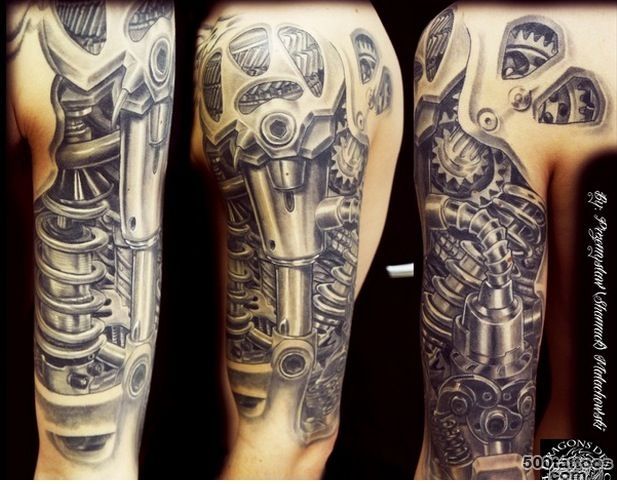 Another 7 Impressive Biomechanical Tattoos   Uphaa.com  Skin deep ..._14