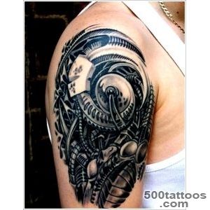 35 Bio Mechanical Tattoo Designs_2