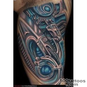 Biomechanical Tattoos, Designs And Ideas_18