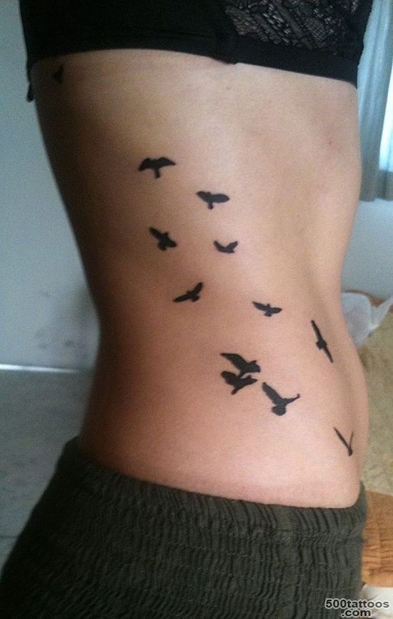 25 Unique Bird Flocks Tattoos to try this Year_32