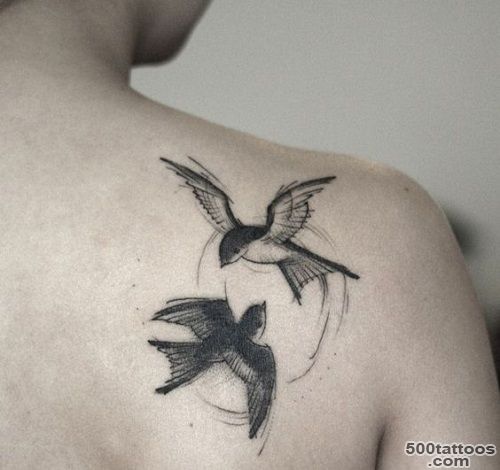 100 Small Bird Tattoos Designs with Images   Piercings Models_17