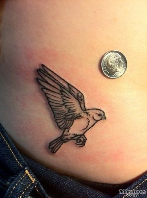 100 Small Bird Tattoos Designs with Images   Piercings Models_18