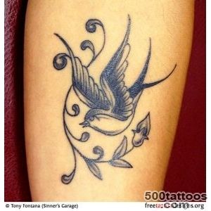 Meaning And Pictures Of Swallow Tattoo Designs_28