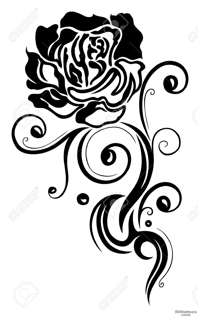 8 Beautiful Black Rose Tattoo Designs And Ideas_36