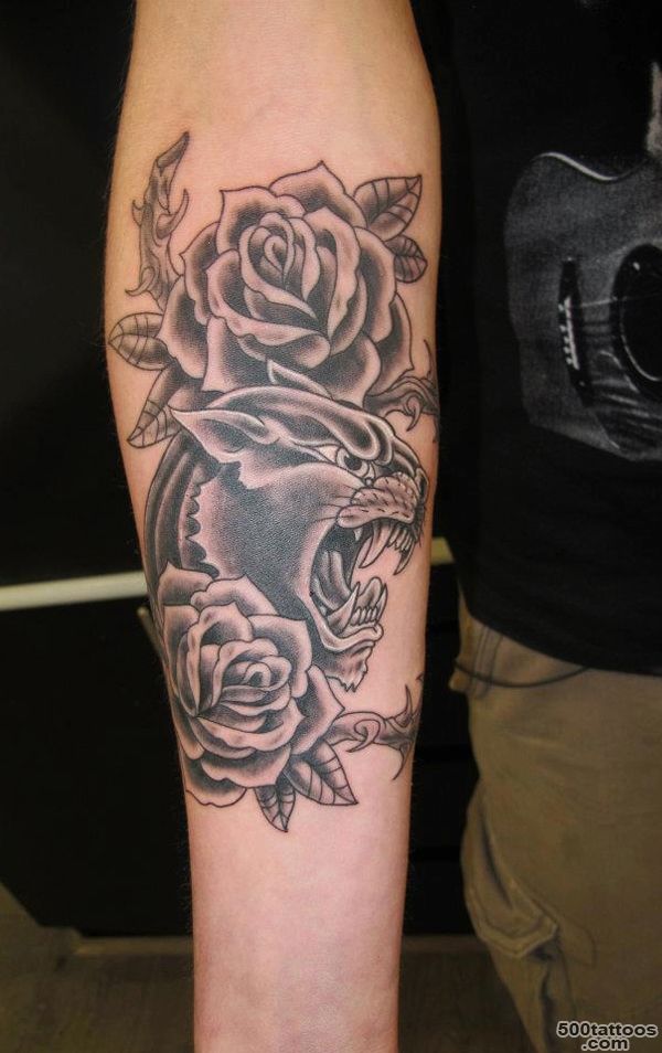40+ Most Beautiful Black Rose Tattoo Images_33