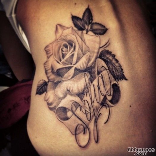40+ Most Beautiful Black Rose Tattoo Images_37