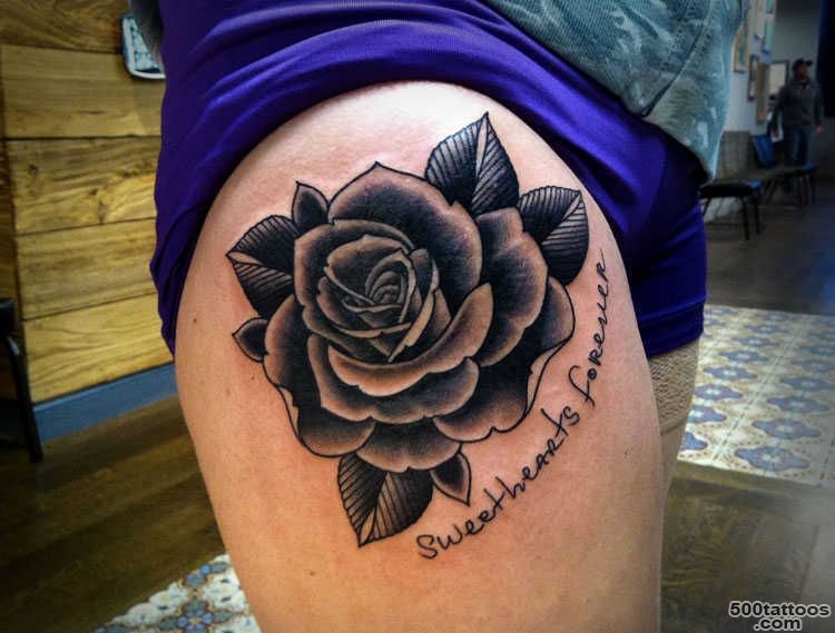 Black Rose Tattoo Designs and Meaning  Tattoo Designs_2