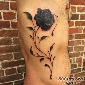 30 Black Rose Tattoo Designs, Images And Picture Ideas_6