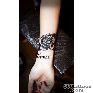 30 Black Rose Tattoo Designs, Images And Picture Ideas_42
