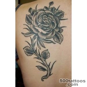 40+ Most Beautiful Black Rose Tattoo Images_26