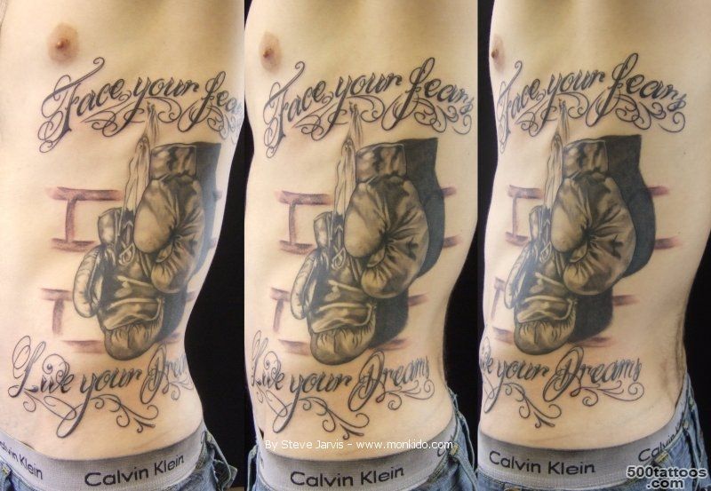 Pin Boxing Gloves Old School Tattoo Style With A Modern Twist ..._16
