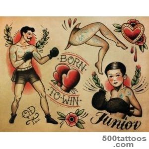 traditional boxing tattoo   Google Search  t  Pinterest  Boxing _25