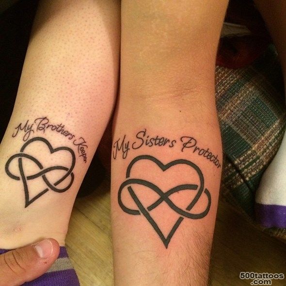 60 Brother Sister Tattoo That Will Melt Your Heart_9