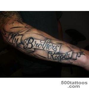 Powerful Meaning Behind the My Brothers Keeper Tattoo   Tattoos Win_16