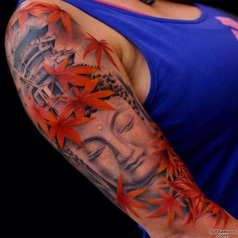 48 Most Amazing Gautama Buddha tattoos for arm_34