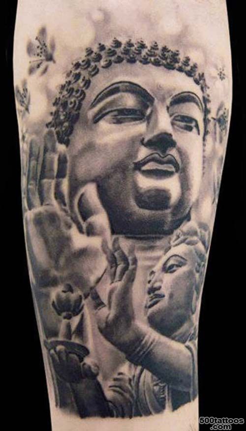 48 Most Amazing Gautama Buddha tattoos for arm_40