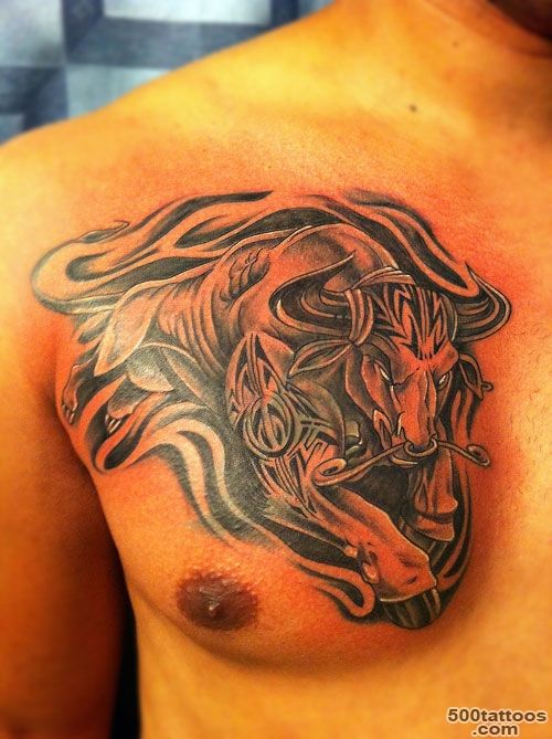 9 Best Bull Tattoo Designs With Meanings  Styles At Life_9