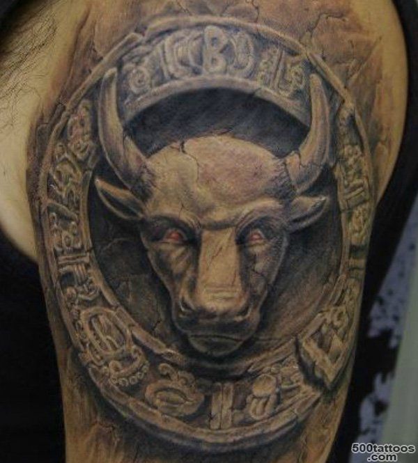 30 Awesome Taurus Tattoos  Art and Design_18