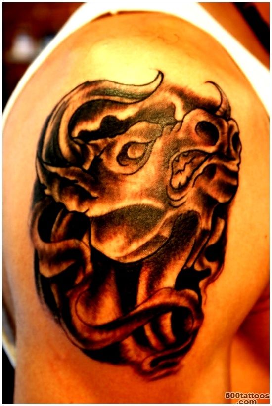 30 Dandy Bull Tattoo Designs_25