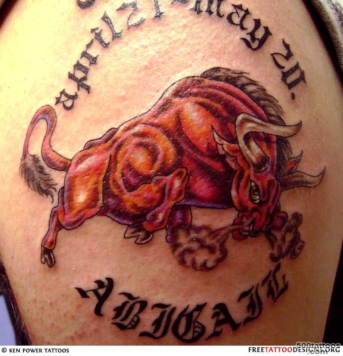 Bull Tattoo Art  50 Taurus Tattoos_26