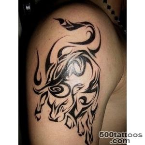 Bull tattoo design, idea, image