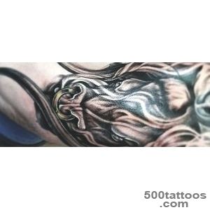 70 Bull Tattoos For Men   Eight Seconds Of 2,000 Pound Furry_33
