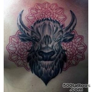 70 Bull Tattoos For Men   Eight Seconds Of 2,000 Pound Furry_43