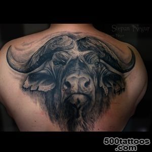 Bull Tattoo on Shoulder Blade  Best Tattoo Ideas Gallery_13