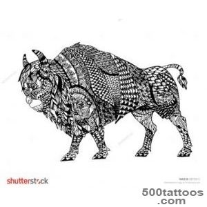 Bull Tattoo Stock Photos, Images, amp Pictures  Shutterstock_34