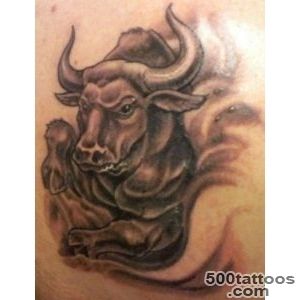 Fire Head Bull Tattoo   Tattoes Idea 2015  2016_23