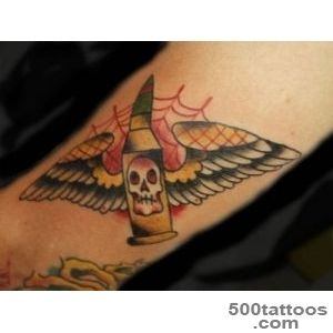 Bullet Tattoo  By Dan Kubin at Nowhere Fast tattoo wwwnowh…  Flickr_13