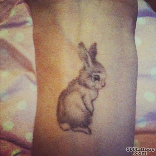 Bunny tattoo....i wont get one but so cute!  WefollowPics_27