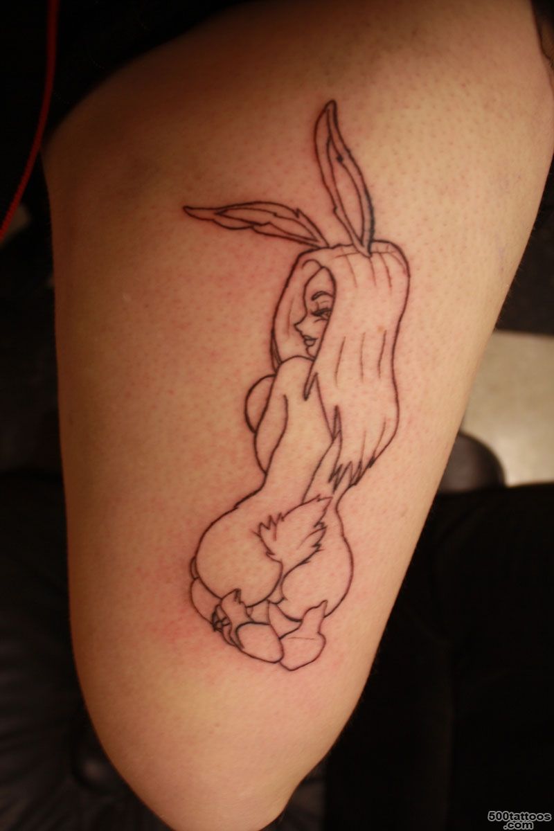 Bunny Tattoo Design For Girls  Que la historia me juzgue_11