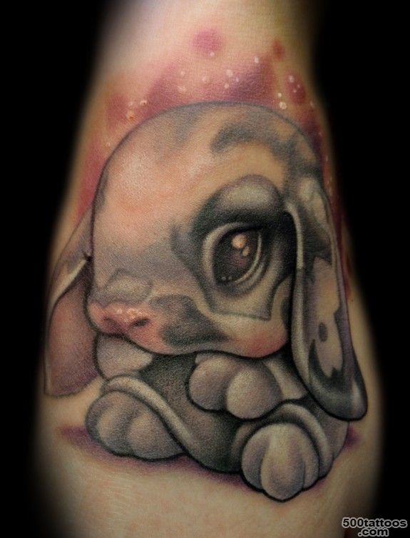 Off the Map Tattoo  Tattoos  Kelly Doty  Chubby Bunny tattoo_18