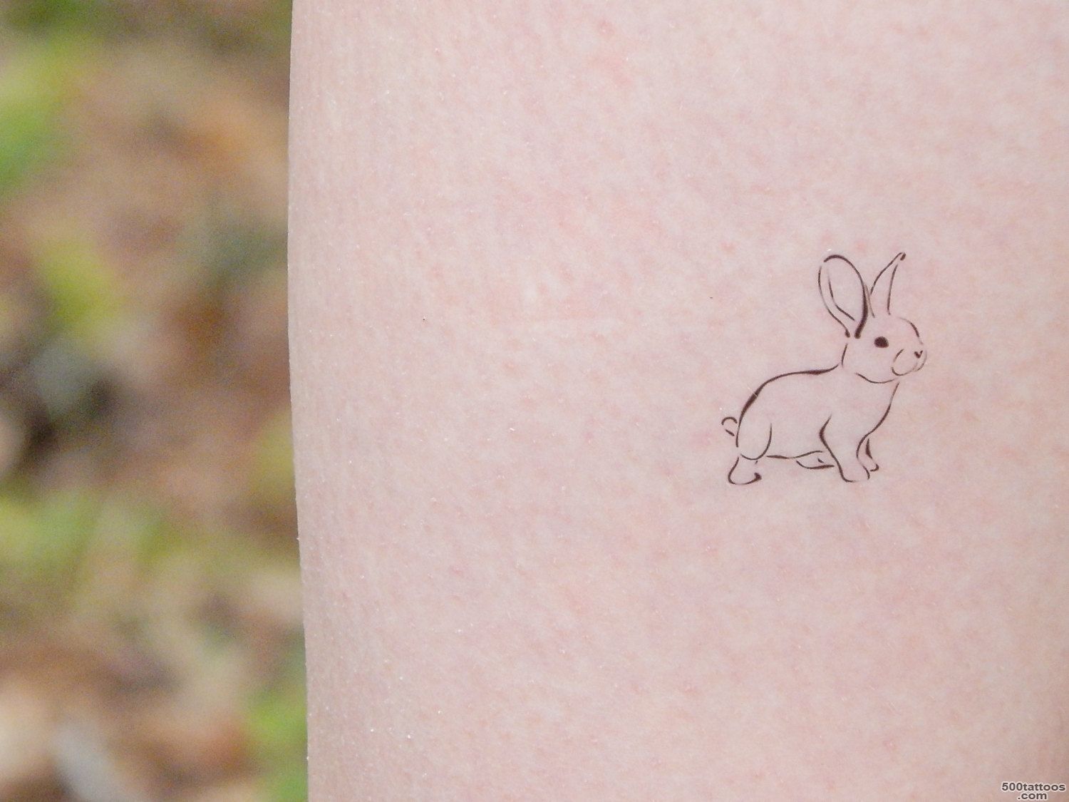 Popular items for rabbit tattoo on Etsy_2