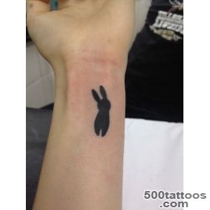 24 Cute Rabbit Wrist Tattoos_9