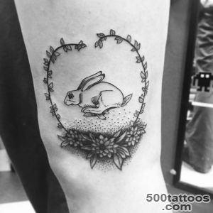 55 Gorgeous Rabbit Tattoo Designs  Designwrld_33
