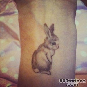 Bunny tattooi wont get one but so cute!  WefollowPics_27