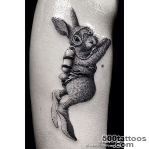 Diving Bunny Tattoo  Best Tattoo Ideas Gallery_6